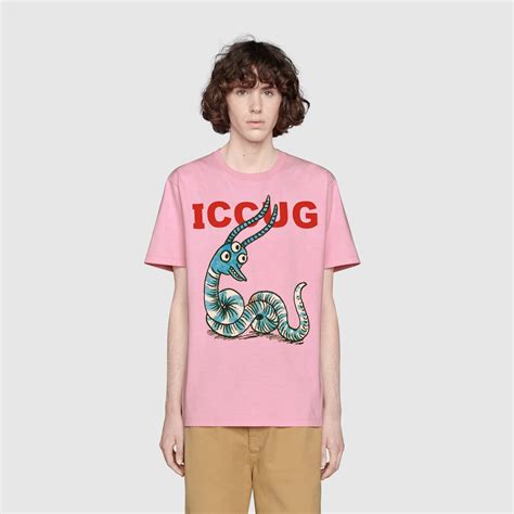 Gucci Online Exclusive Freya Hartas ICCUG print t